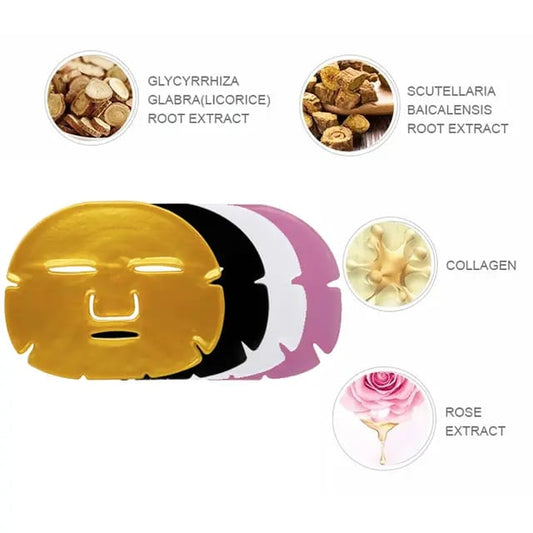 Gold hydro collagen moisturizing facial mask