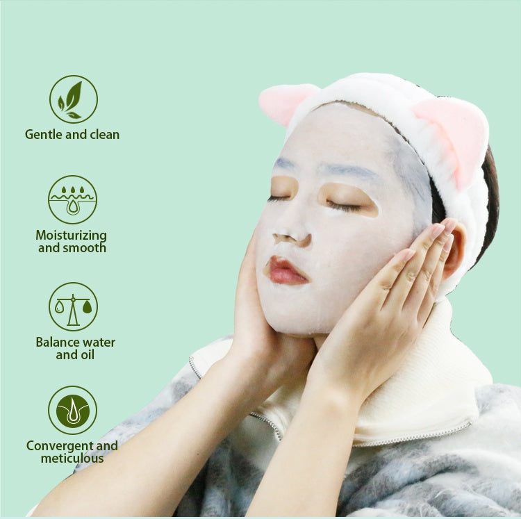 Korean skin care hydrating mono-sheet tape facial mask aloe Vera plant mask.