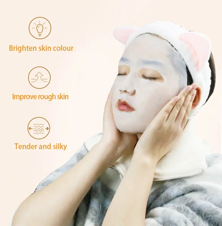 Korean skin care hydrating mono-sheet tape facial mask aloe Vera plant mask.