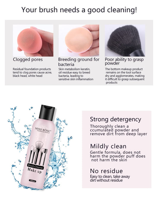 Make up Brushes & sponges Cleaner 180 ml