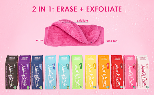 Make up eraser ( fiber towel, reusable) 39.5cmx16.8cm