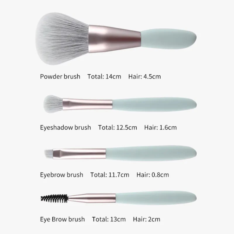 Dahlia make up brushes set